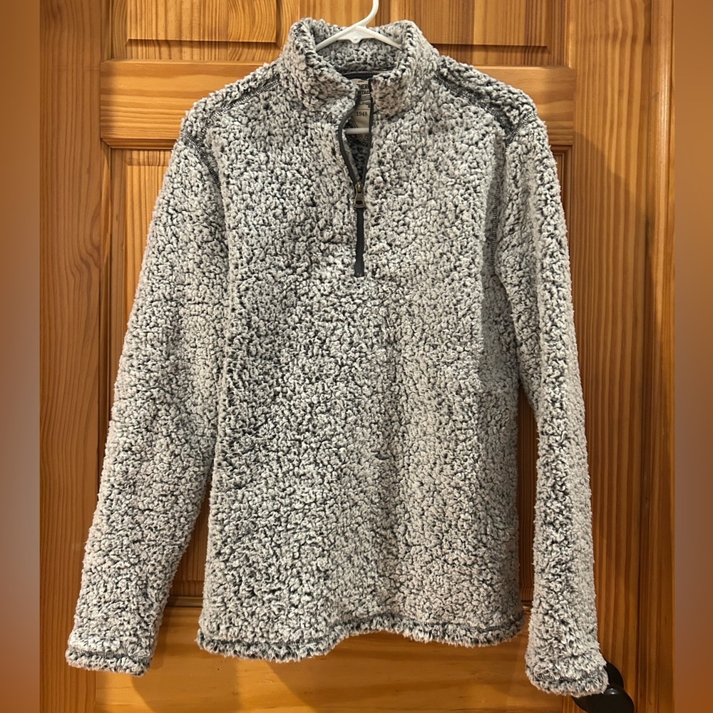 Weatherproof Men's Zip Up Sherpa Sweater - Gray